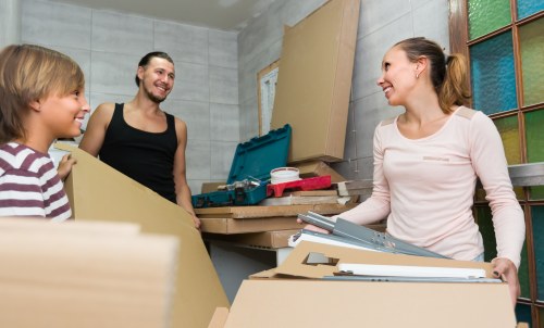 Commercial moving team planning an office relocation in Fitzrovia
