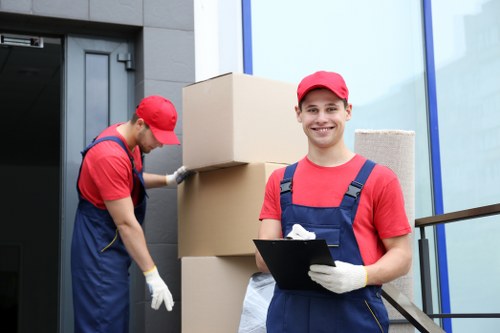 Office relocation support in Fitzrovia with desks and equipment