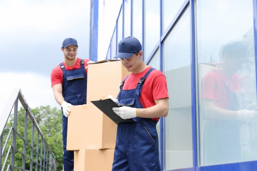 Professional packing services for a Fitzrovia home move