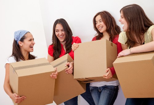 Careful loading and transport during a Fitzrovia move