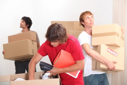 Vehicle and moving equipment prepared for a safe removal job