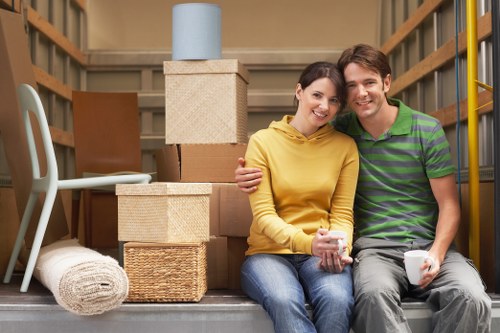 Packing and furniture handling for a Fitzrovia home move