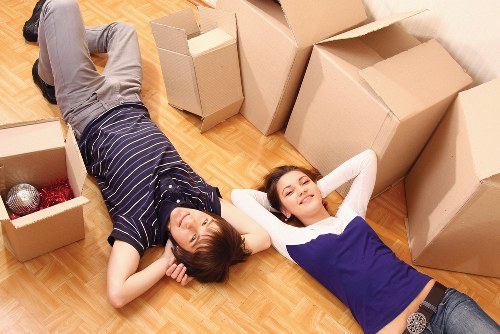 Professional man with a van service in Fitzrovia with insurance and safety measures