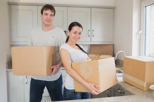 Secure loading and transport safety for removal service